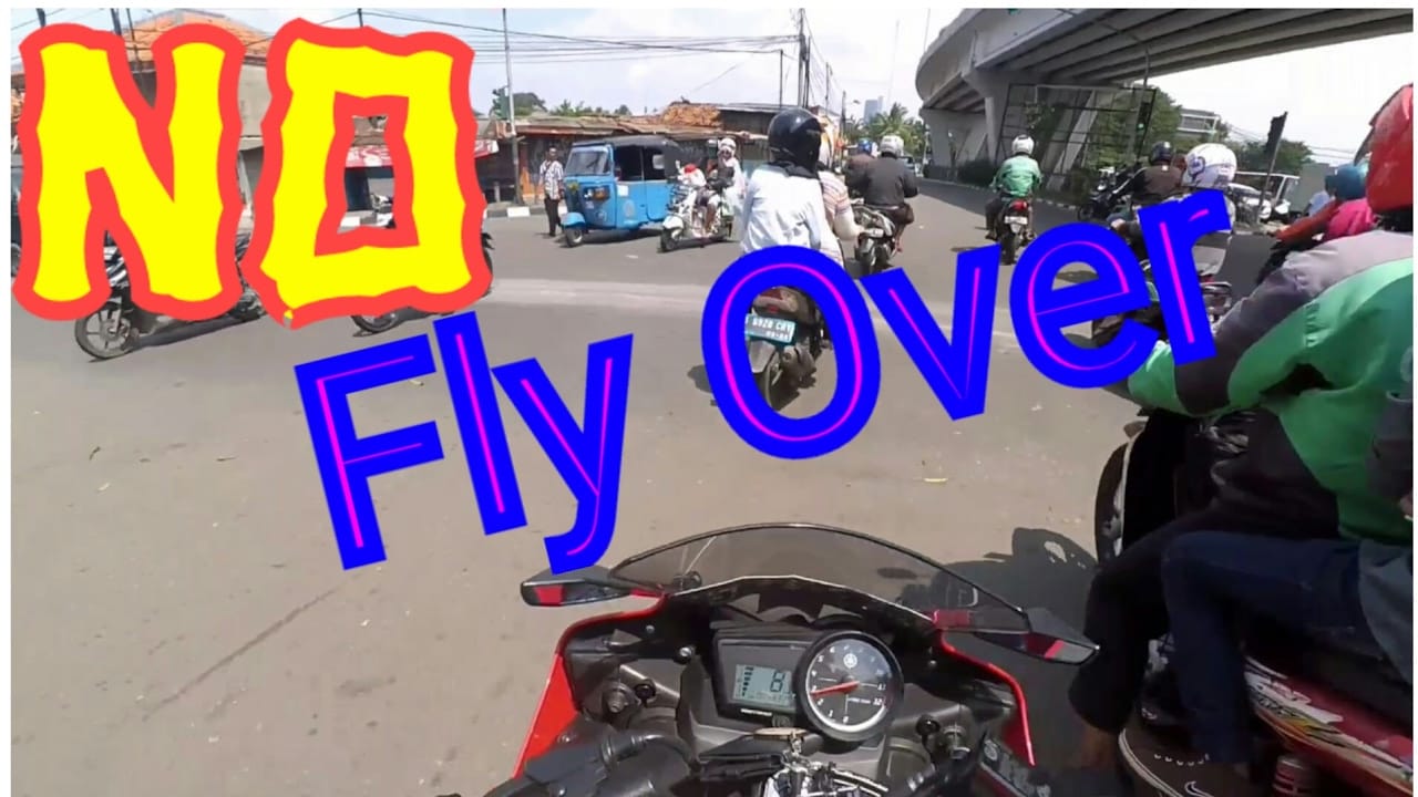 riding santai r15 v2 – bolehkah motor lewat fly over? – sunmori kesiangan part #2
