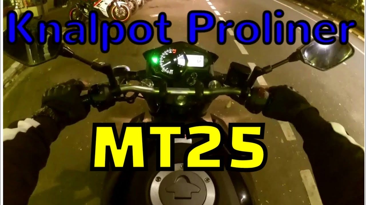 test ride – knalpot setan proliner di mt25 | test suara dan test ride | suara knalpot proliner mt25