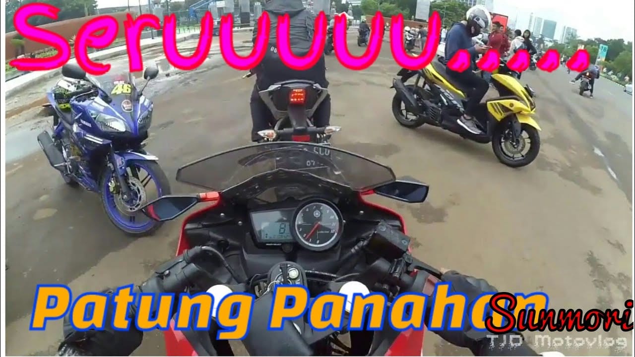 sunmori panahan senayan bersama klub motor r15 united jakarta