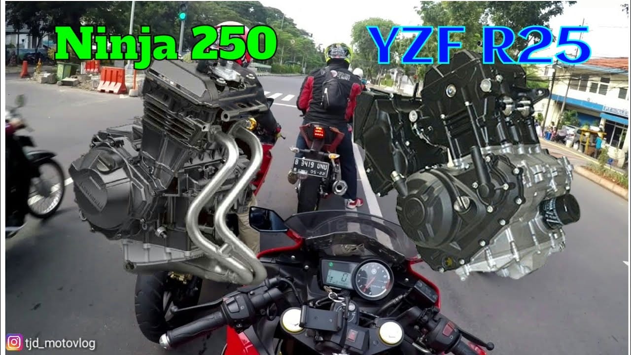 Sunmori: R15 Modif 2 Silinder Pake Mesin Ninja 250 atau R25, Worth it gak sih?