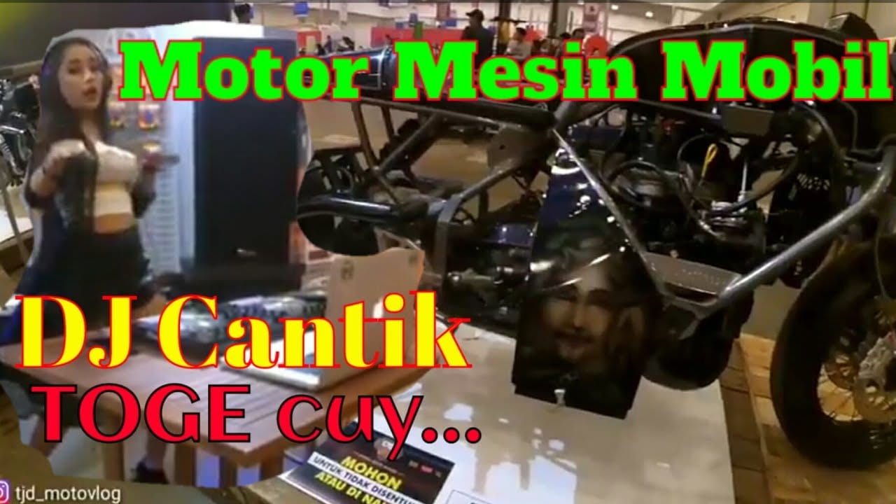 Motor Custom – Woww.. Motor Pakai Mesin Mobil di Pameran Motor Custom Parjo Shopee ICE BSD Serpong