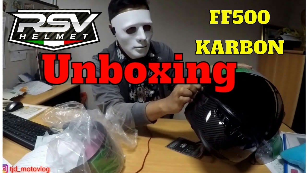 Unboxing Helm RSV FF500 Lebih Ringan dari KYT unboxing helm rsv ff500 lebih ringan dari kyt