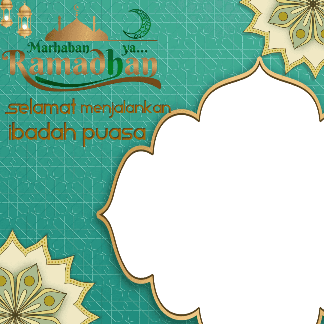 Bingkai Foto Islami Modern - Aplikasi Twibbon Online Maker