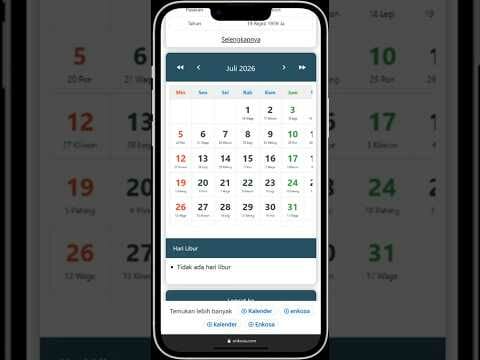 Kalender Jawa Juli 2026
